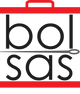 Op deze afbeelding zie je het officiele logo van Bolsas Tassen, bovenaan elke pagina op de website