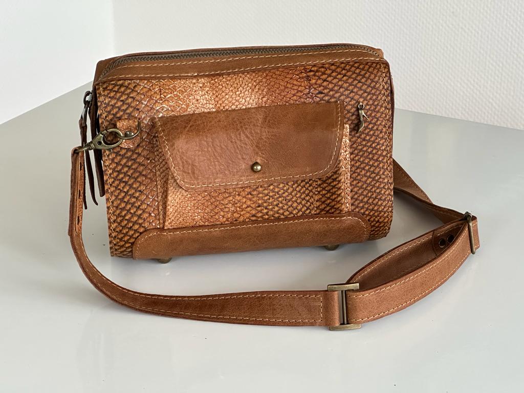 Elegant visleer tasje