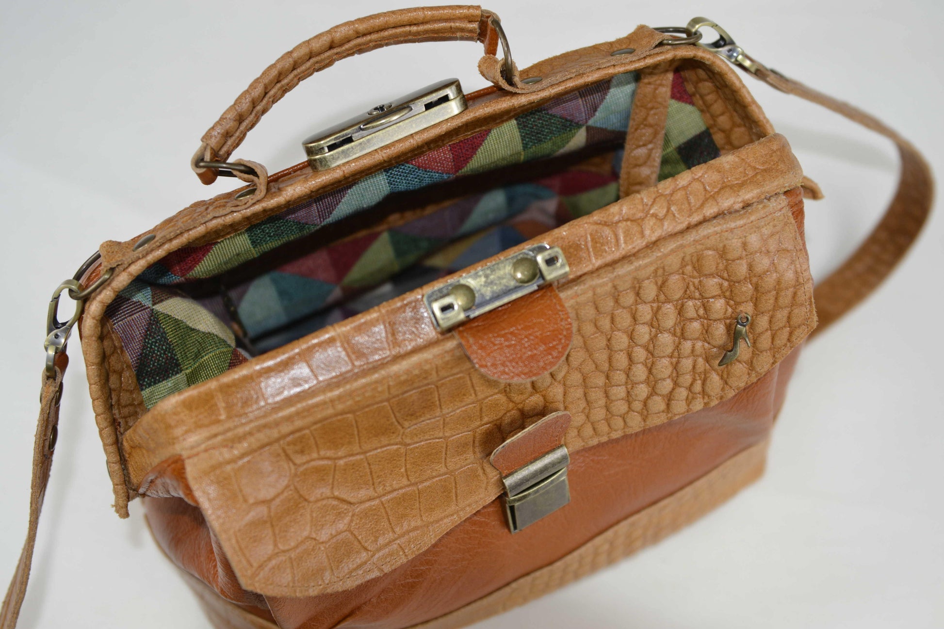 Cognac Croco - Bolsas tassen