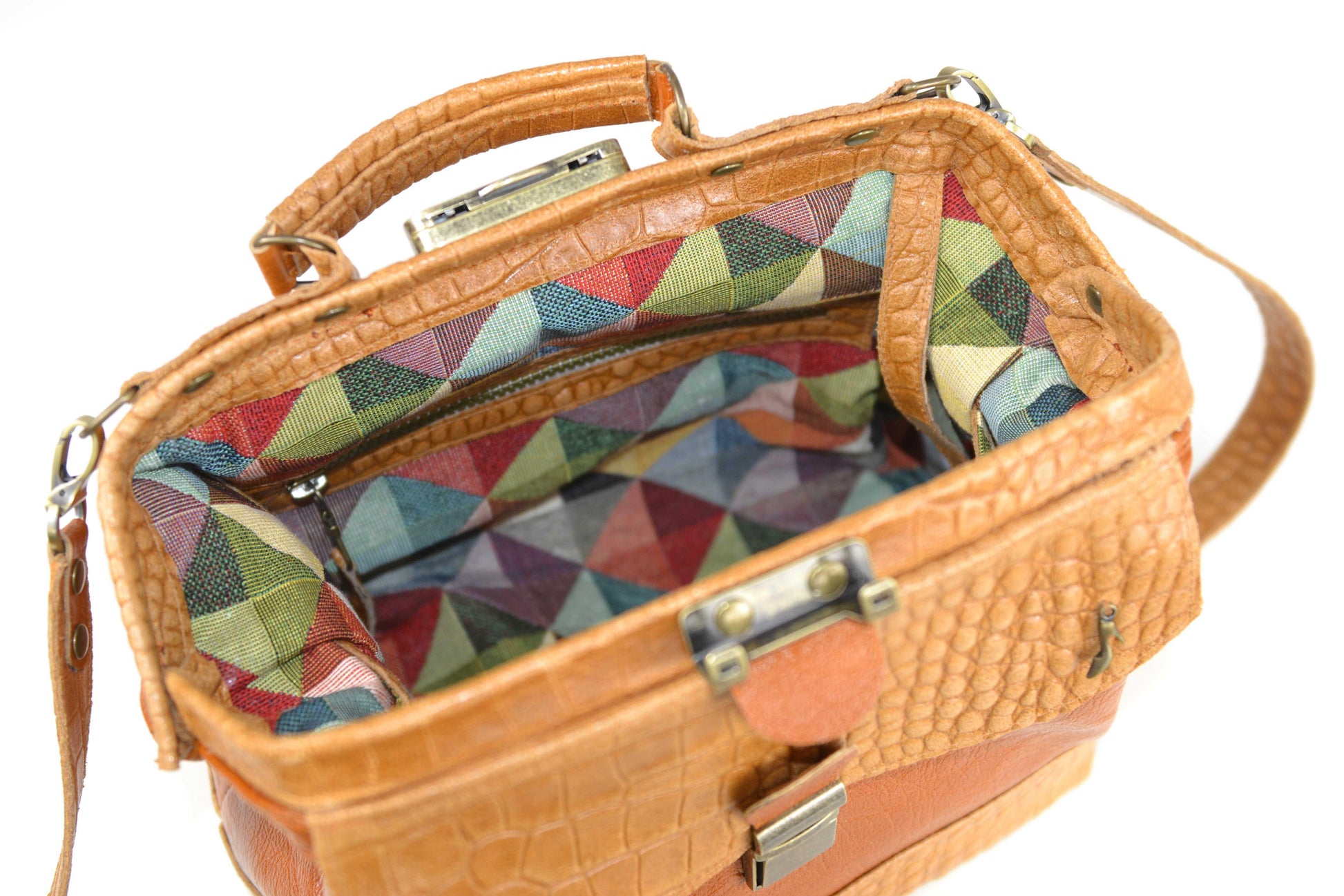 Cognac Croco - Bolsas tassen