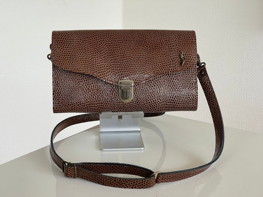 Super glossy geitenleren baggy