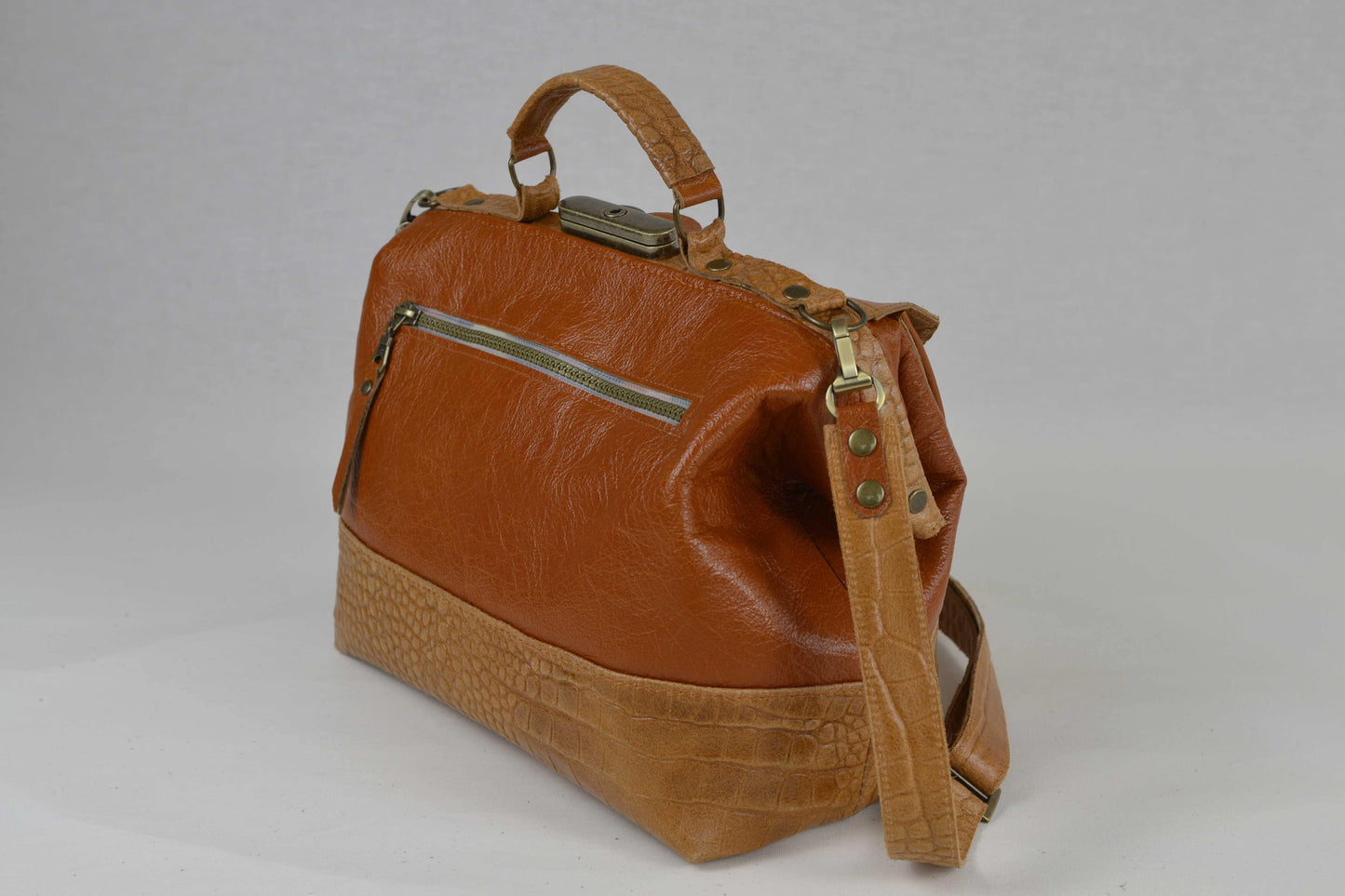 Cognac Croco - Bolsas tassen