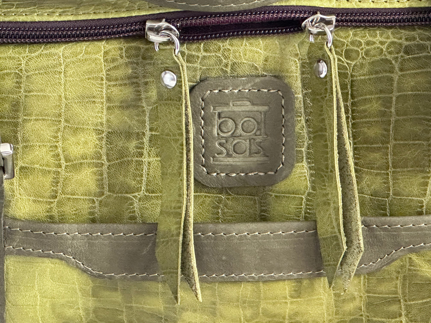 Corteza – Green Croco Weekend Bag (One of a Kind)