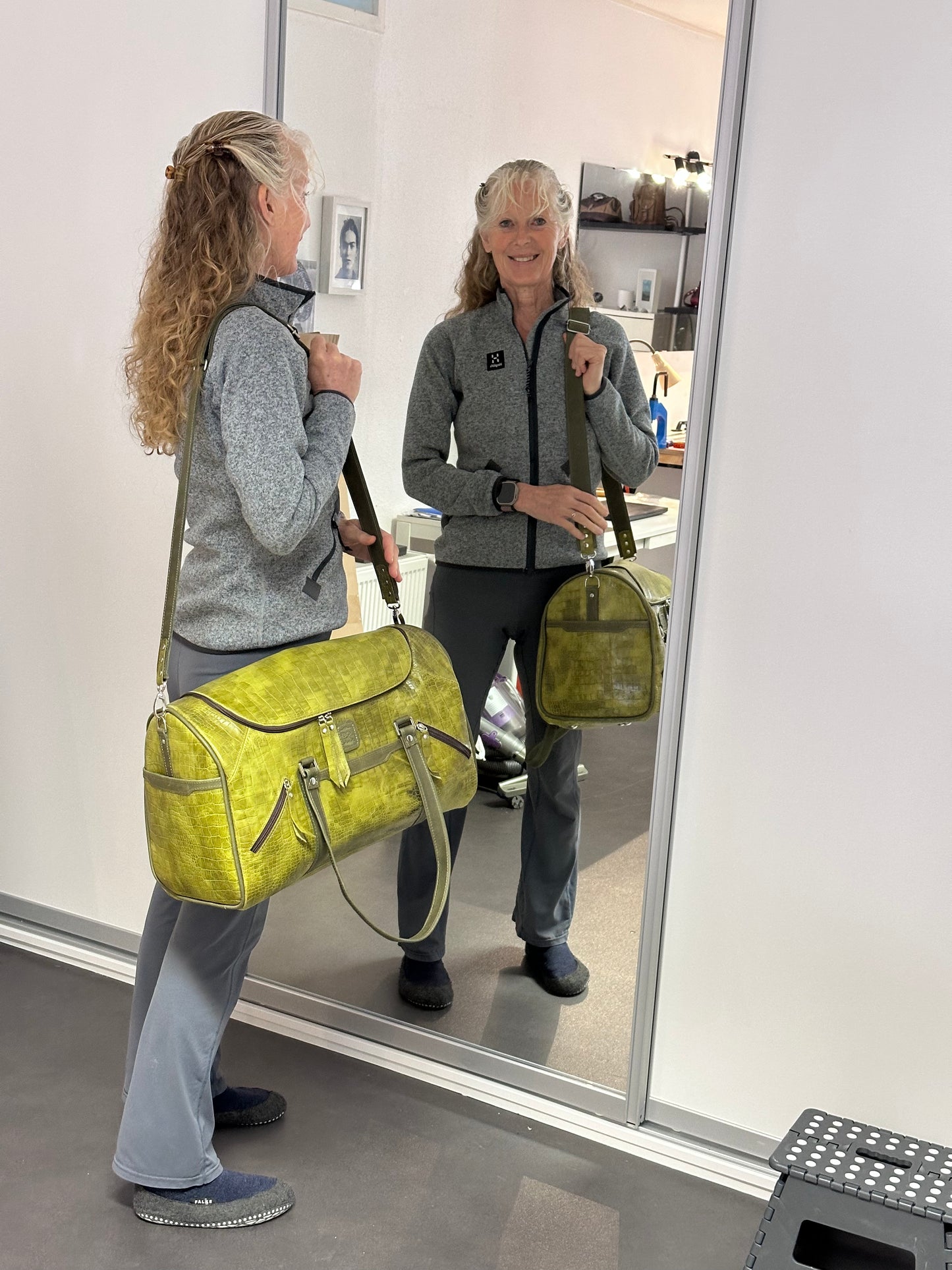 Corteza – Green Croco Weekend Bag (One of a Kind)