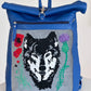 Wolf Totem – Haute Couture Embroidered Backpack (Art Piece 1/1)