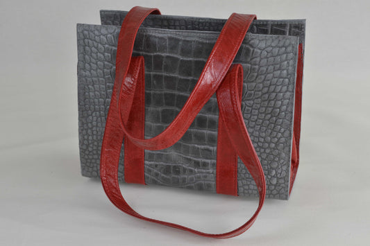 Unieke leren handgemaakte Bolsas tas by Dineke Prins